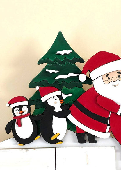 🎅2024 Christmas Gift 50% Off--Metal Christmas Door Topper