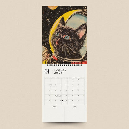 [Hot Sales]Space Cats 2025 Calendar