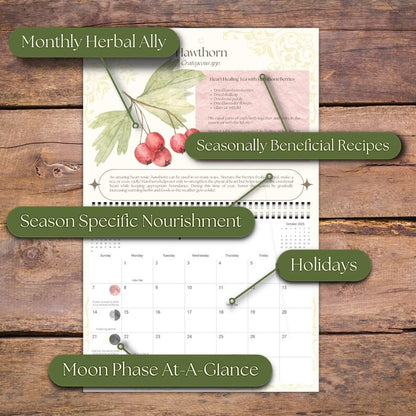 Magical Herbs Calendar 2025 🌿✨