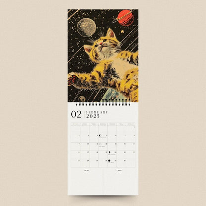 [Hot Sales]Space Cats 2025 Calendar