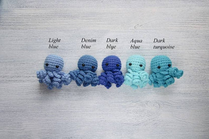 Crochet Keychain Octopus Toy