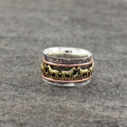 Horse Spinner Ring
