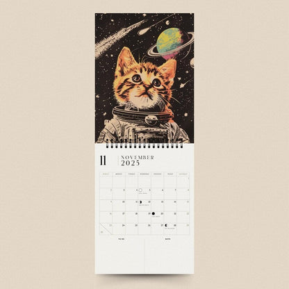 [Hot Sales]Space Cats 2025 Calendar