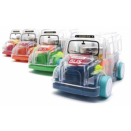 BrightWheels Transparent Bus with Lights & Sound