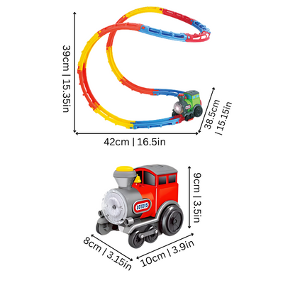 FlipRail Crazy Train Adventure with Lights and Sounds