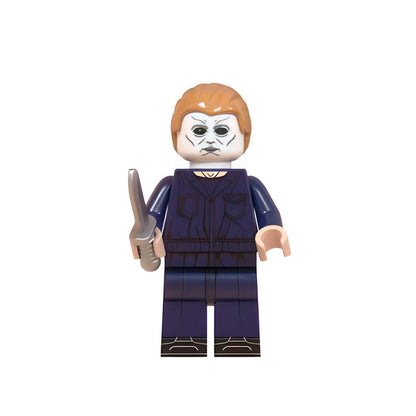 Assorted Halloween Horror Movie Minifigure Set  with Weapons & Accessories