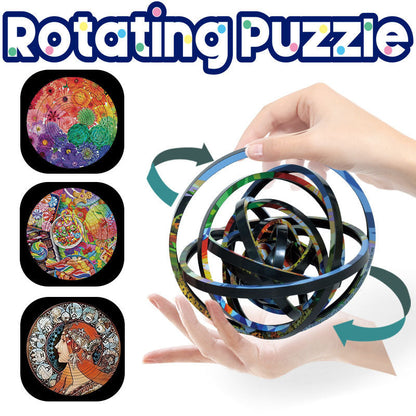 🧩3D Rotating Flip Puzzle💞