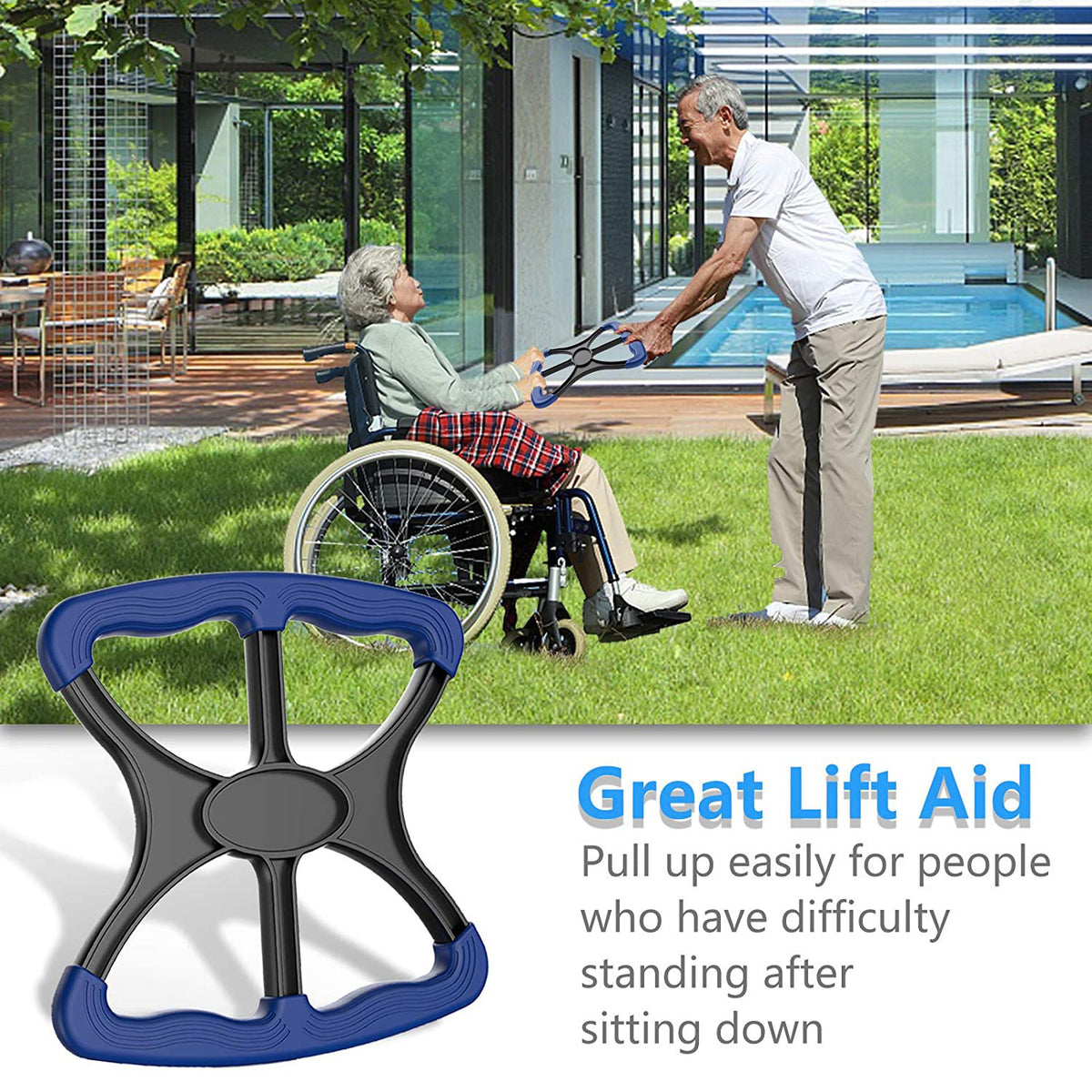🔥 Last Day Sale 50% Off ⏰ Standing Aid and Handicap Bar with No-Slip Grip Handles stand assist lift 🎉