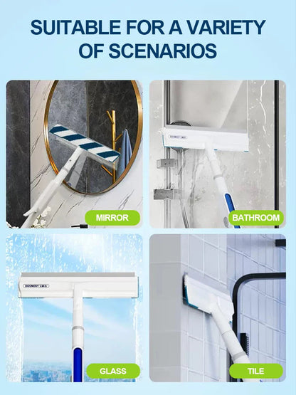 WINDOW SQUEEGEE WITH SPRAY