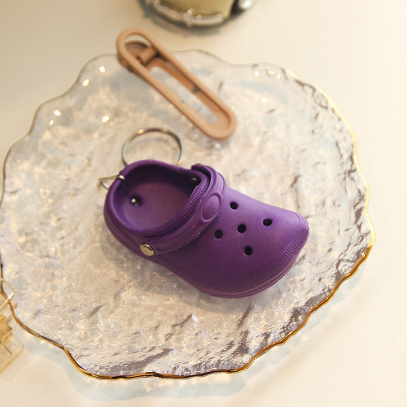 Mini Crocs Shoe Keychain