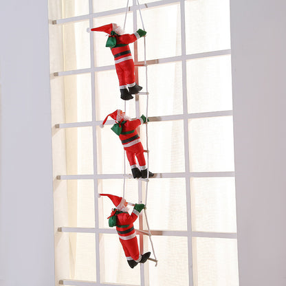 🔥Funny Santa🎅 Climbing Ladder Decoration