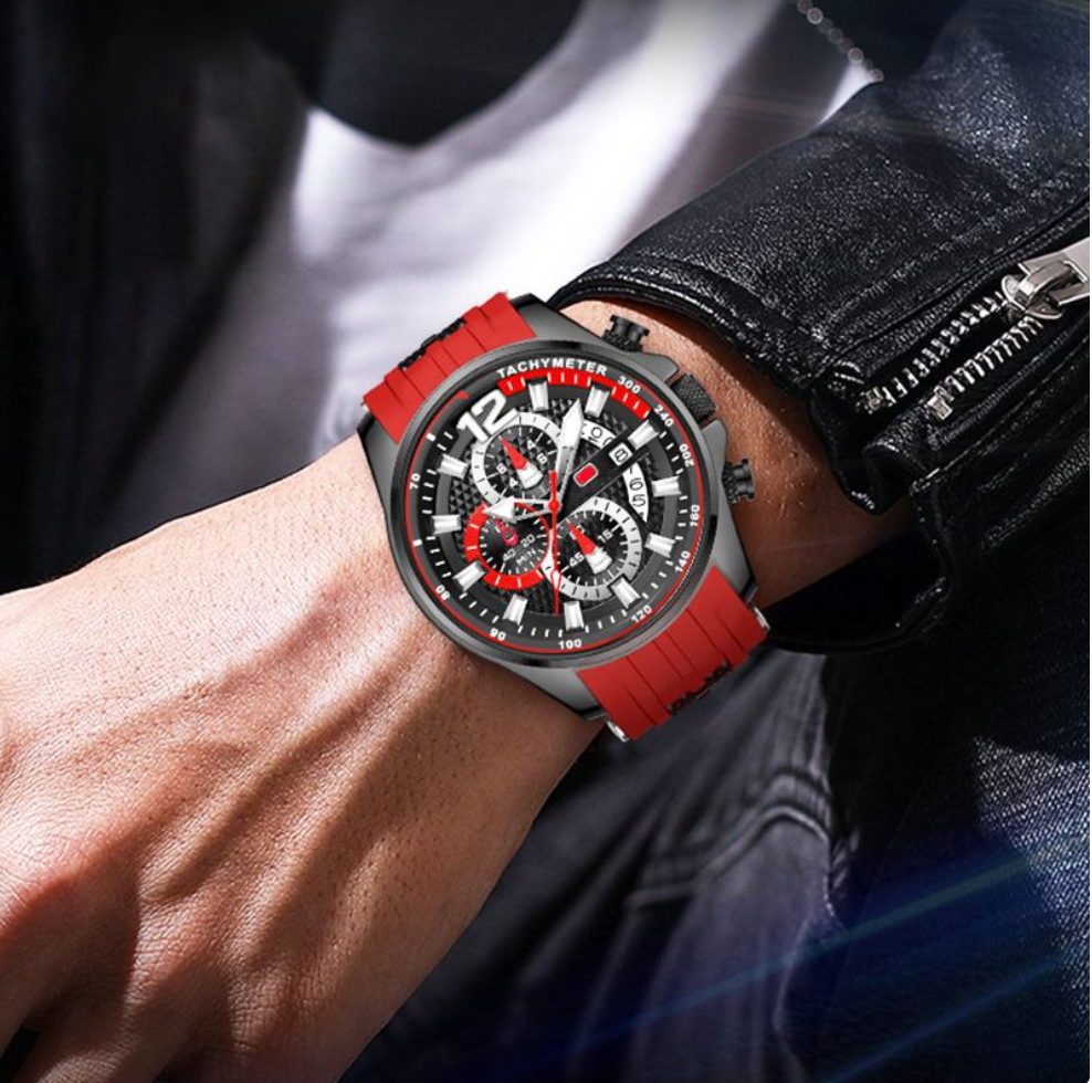 Men's Waterproof Fashion Sports Watch with Luminous