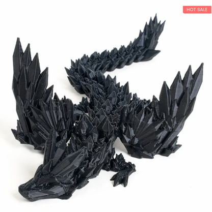 NEW 3D-Printed Articulated Crystal Dragon