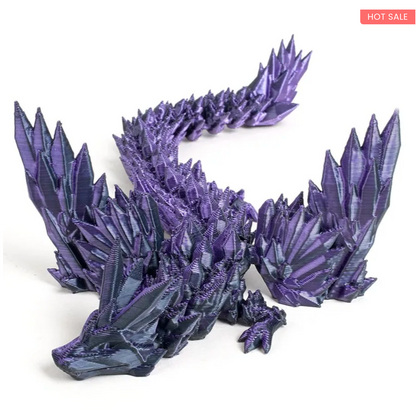 NEW 3D-Printed Articulated Crystal Dragon