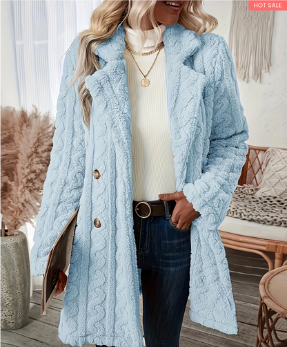 Women's Winter Textured Warm Coat
