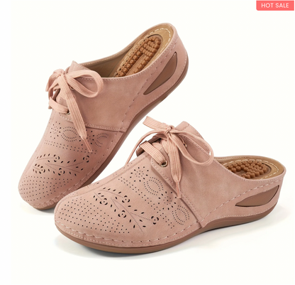 Women's Hollow Wedge Mules