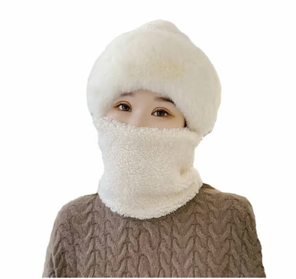 Mask Scarf One Piece Hat