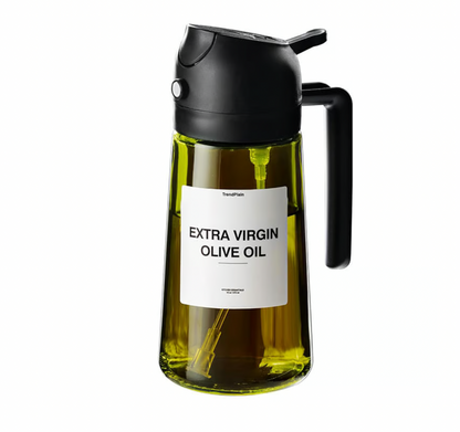 2-in-1 Glass Oil Sprayer and Dispenser