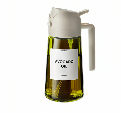 2-in-1 Glass Oil Sprayer and Dispenser