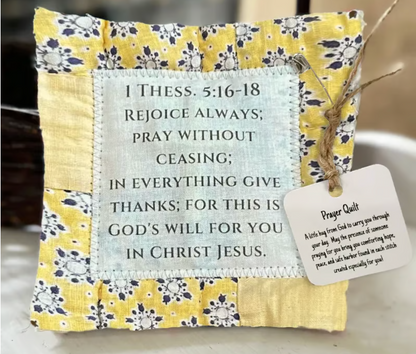 🎄Christmas Sales 49% 🎁-Prayer Quilt with cross inside