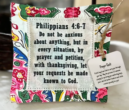 🎄Christmas Sales 49% 🎁-Prayer Quilt with cross inside