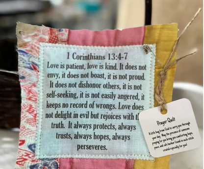 🎄Christmas Sales 49% 🎁-Prayer Quilt with cross inside