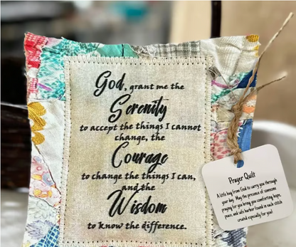 🎄Christmas Sales 49% 🎁-Prayer Quilt with cross inside