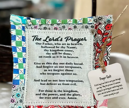 🎄Christmas Sales 49% 🎁-Prayer Quilt with cross inside