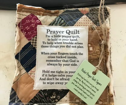 🎄Christmas Sales 49% 🎁-Prayer Quilt with cross inside