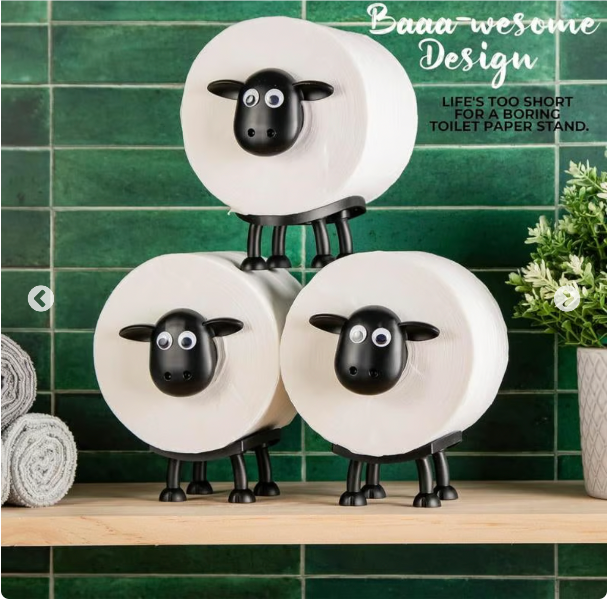 Sheep Toilet Paper Roll Holder