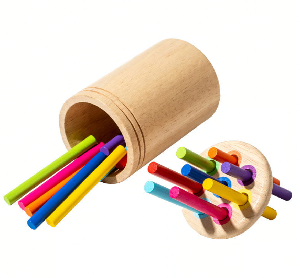 Wooden Montessori Stick Toy