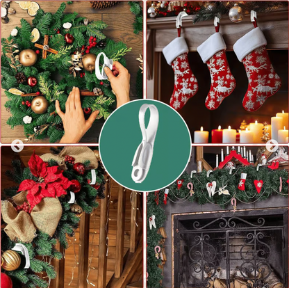 🎄Wall Mounted Punch-free Adhesive Removable Cord Holder Organizer
