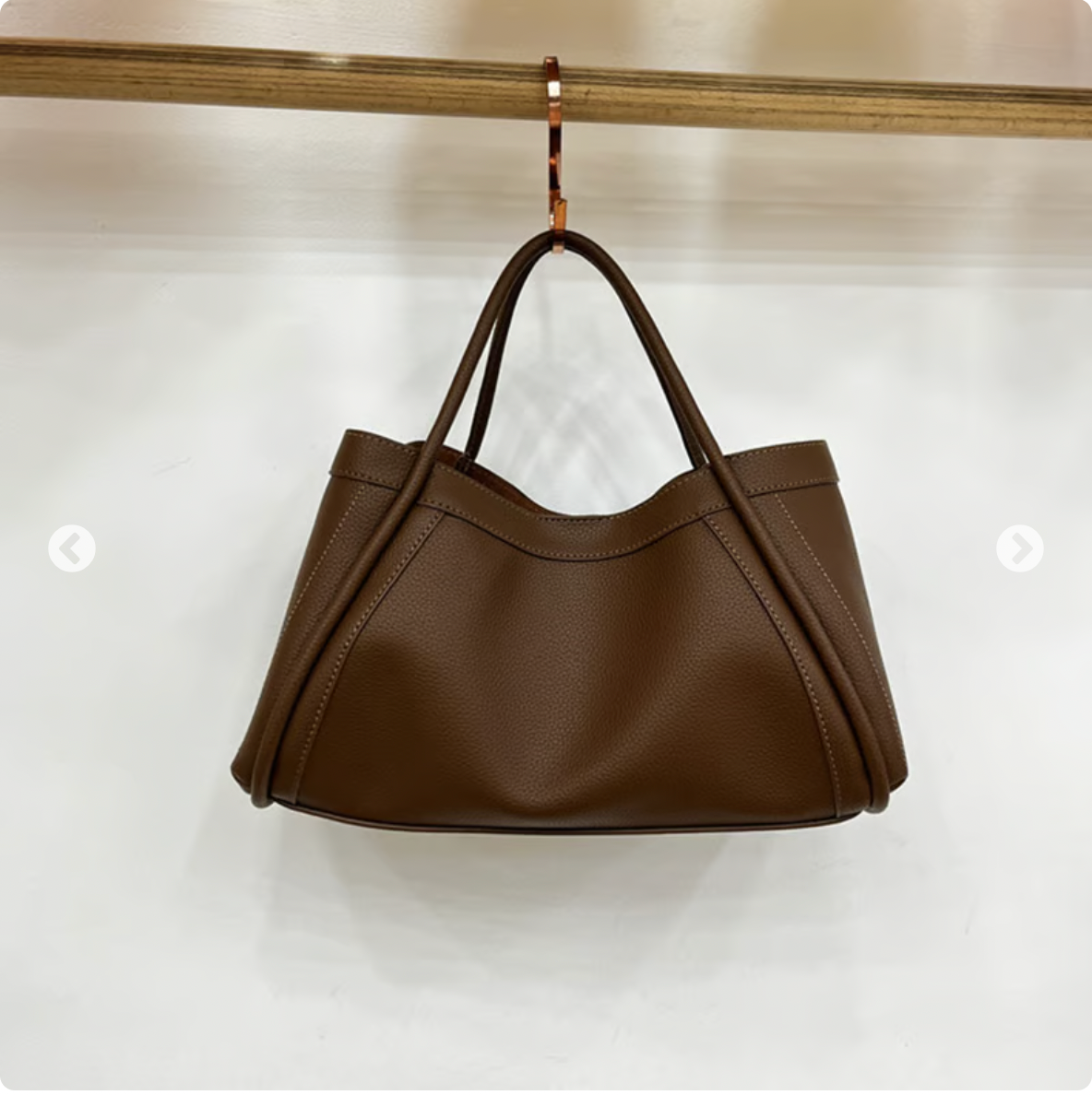 Women Leather Bag with Shoulder Strap