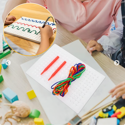 Sensory Calm Down Threading Boards