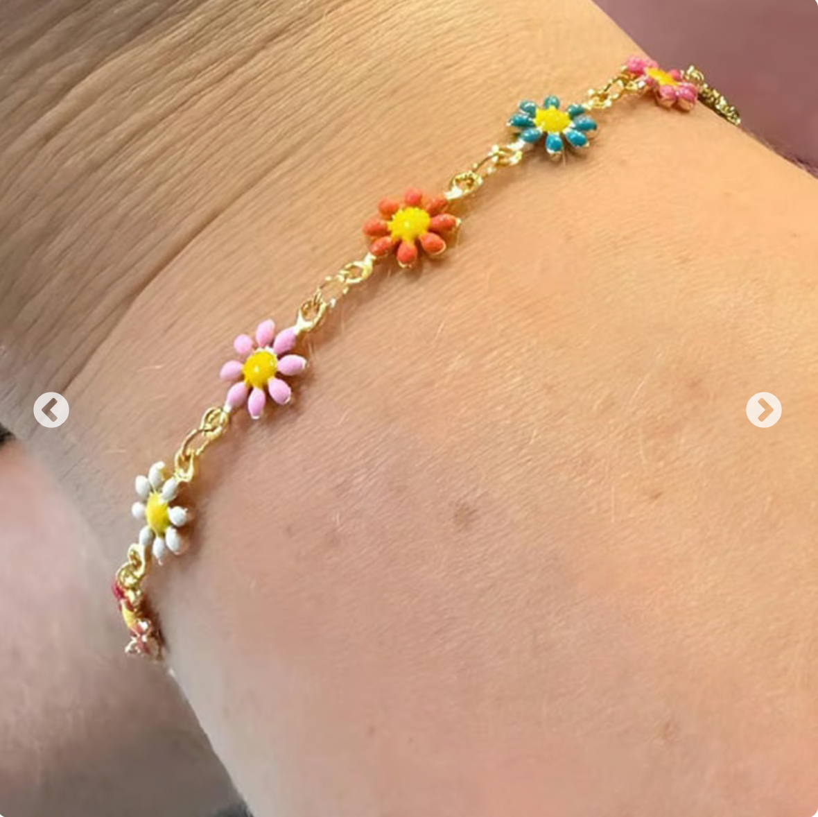 Daisy Bracelet and Necklace for Best Friends