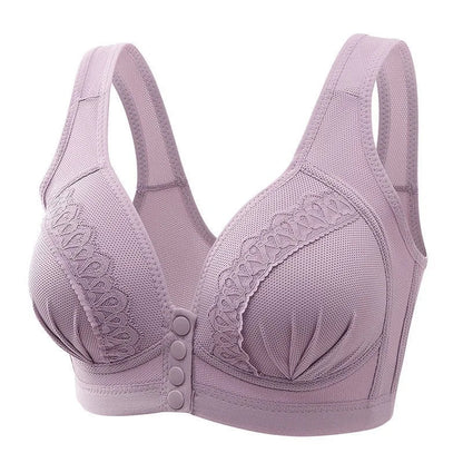 Buy 1 Get 2 Free-2024 breathable cotton bra with front button