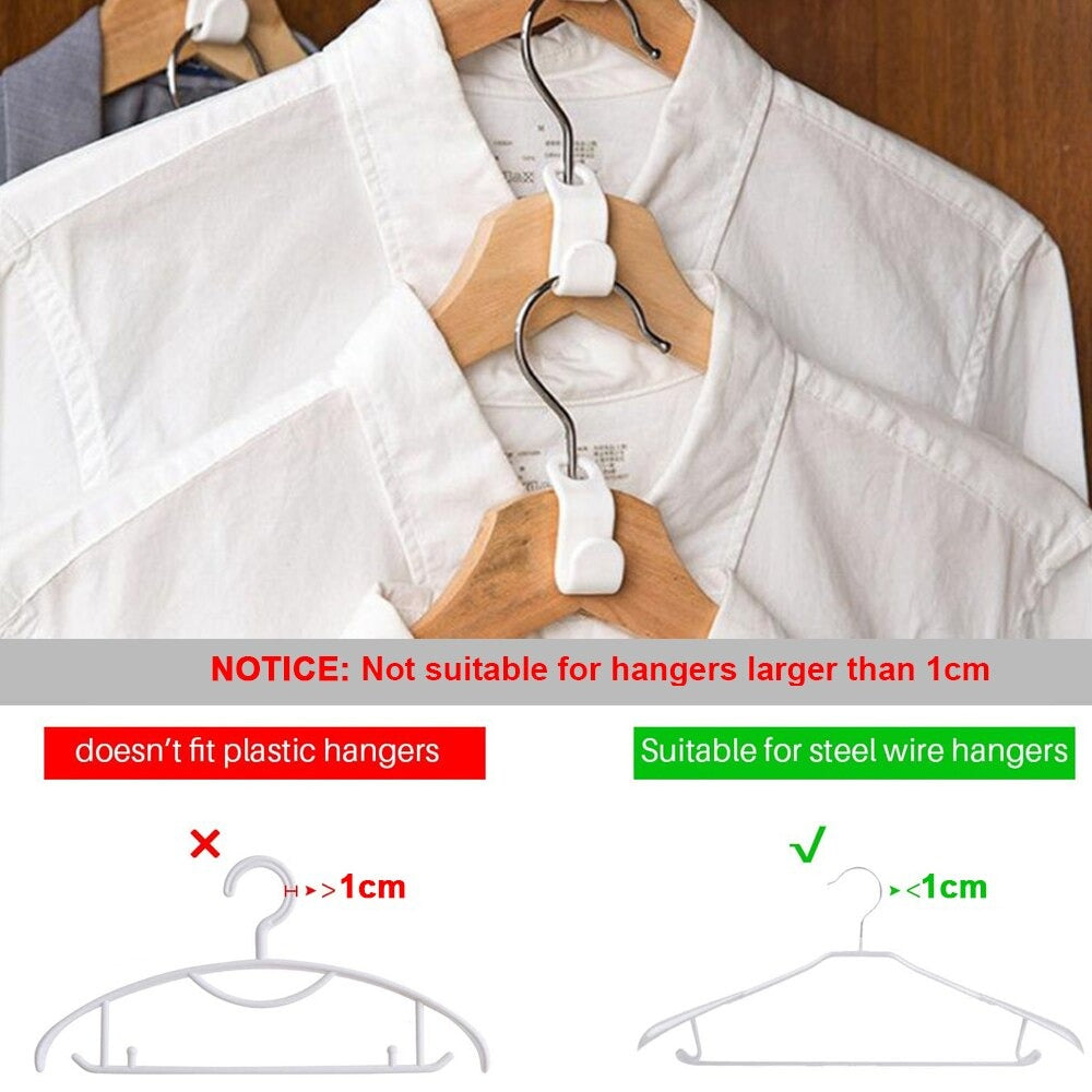 【🔥The 2024 The best closet helper】Space-Saving Clothes Hanger Connector Hooks
