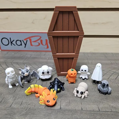Unique & Limited Edition-Halloween Micro Minis with Coffin Container