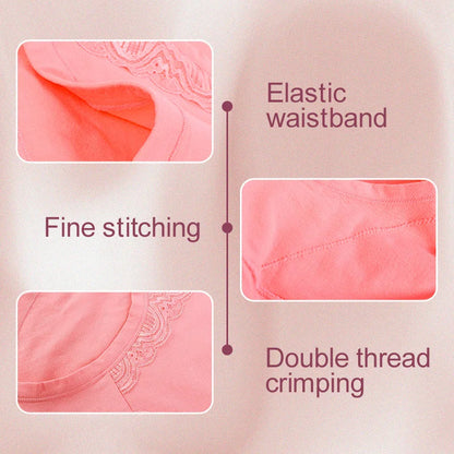 Plus Size High Waist Leak Proof Cotton Panties