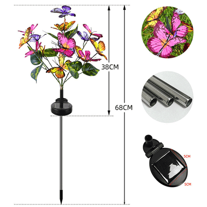 🦋Solar Outdoor Butterfly Lights💐