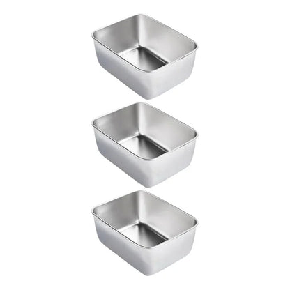 🔥LAST DAY 49% OFF-Stainless Steel Square Plate（With Lid）