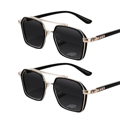Double Beam Slim Retro PC Frame Optical Glass
