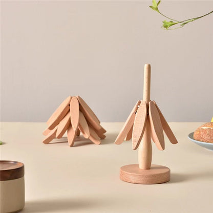 💥49% OFF🌲Wooden Tree Shape Trivet Set for Hot Dishes
