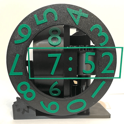 Unique Modern 3D Printed Desktop Triaxial Numechron Clock