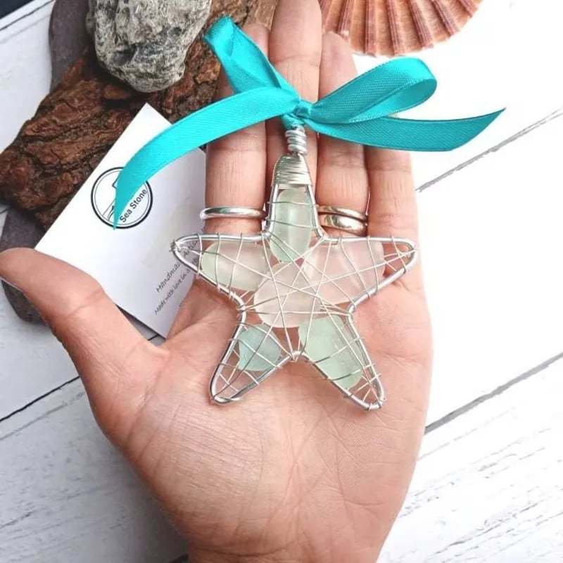Sea Glass Christmas Tree Ornament