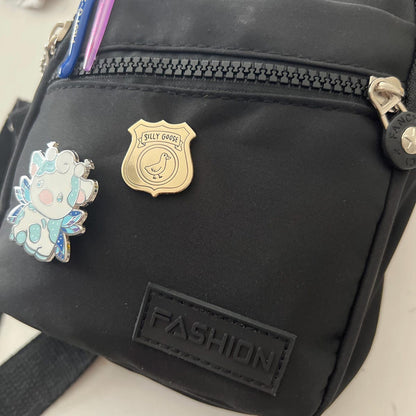 🦆🦢Silly Goose Badge Pin