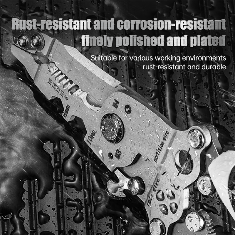 💥2024 New Upgrade💥Multifunctional Folding Wire Stripper-Professional Electrician Tool