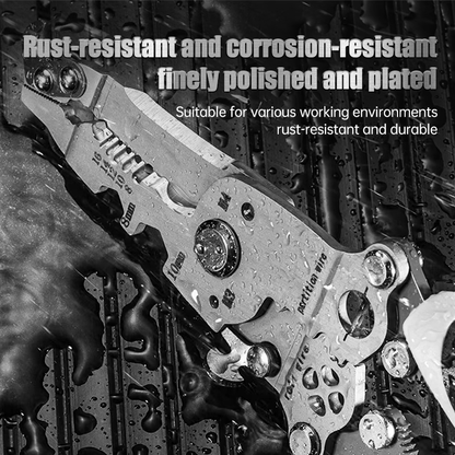 💥2024 New Upgrade💥Multifunctional Folding Wire Stripper-Professional Electrician Tool