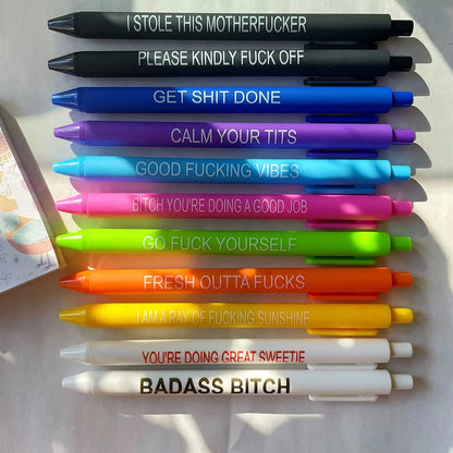 😂Motivational Badass Pen Set(5pcs)