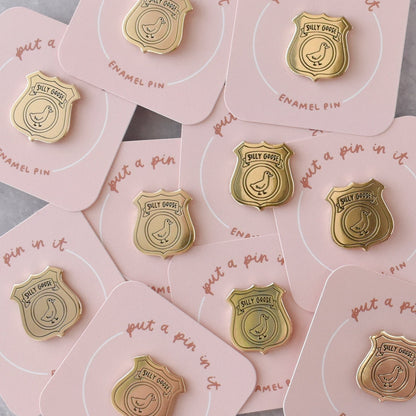 🦆🦢Silly Goose Badge Pin